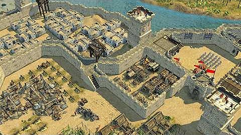 Relaxed castle building | Stronghold Crusader 2 Free Build