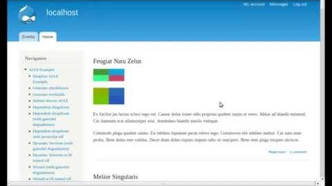 Service Links Button