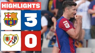 FC BARCELONA 3 - 0 RAYO VALLECANO | HIGHLIGHTS LALIGA EA SPORTS