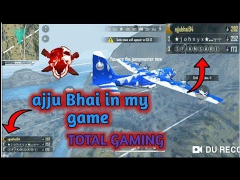 Total gaming ajjubhai94 in my live stream!! total gaming ...