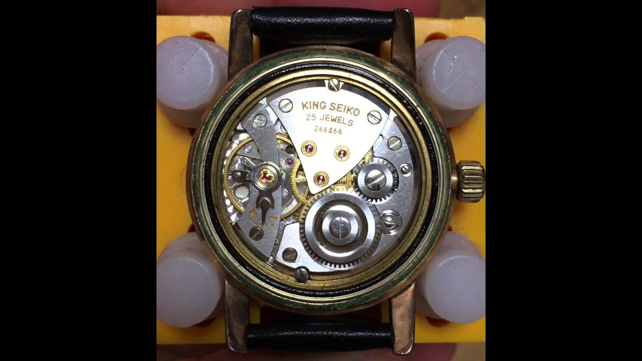 KING SEIKO キングセイコー 14金張 手巻き式 腕時計 グランドセイコー GRAND SEIKO - YouTube