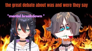 the great debate about was and were they say.... part 1 (NIJISANJI / Mysta Rias / Mika Melatika)