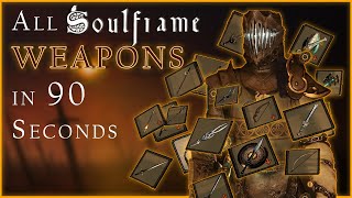 All Soulframe weapons — in 90 seconds. Here’s where to find every weapon currently in the game.