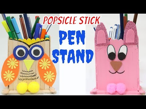 Easy Popsicle Stick Kids Craft: Pencil Holder • In the Bag Kids