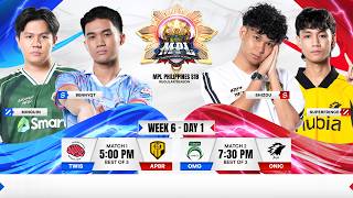 🔴 LIVE | MPL PH S18 | ENGLISH - Week 6 Day 1