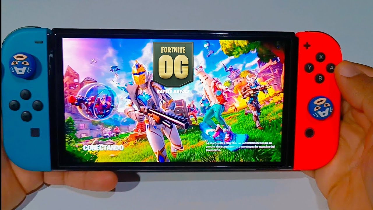 ASI SE VE FORNITE OG EN NINTENDO SWITCH GAMEPLAY RENDIMIENTO - YouTube