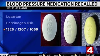 Blood pressure medication recalled