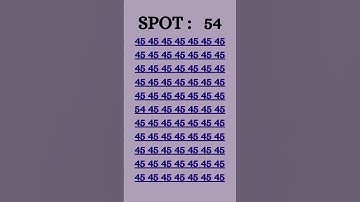 can you find 54 in 5 seconds? #wordpuzzlegame #game #mathematics #mindbendingquiz #puzzle6 5
