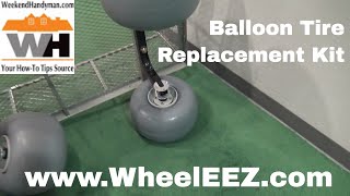 Retro Fit Your Wagon or Cart With Wheel Eez Floatation Balloon Tires | Weekend Handyman screenshot 2