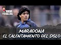 Maradona  el calentamiento del siglo  mame futbolero