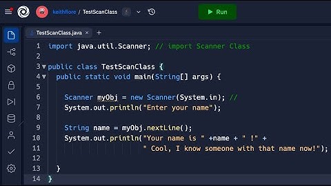 Java Scanner Class