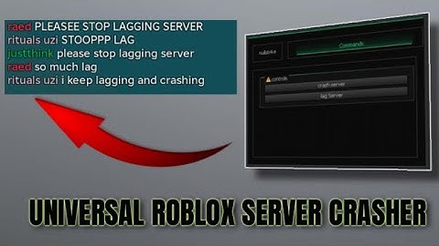 ROBLOX SERVER CRASHER SCRIPT ( ALL GAMES ) ( FE ) 