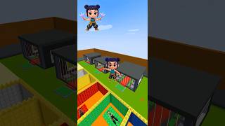 KPop Demon Hunters vs Squid Game Lava Jump CHALLENGE😱 P.9 #minecraft #roblox
