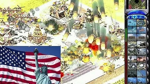 Red Alert 2: America vs 7 brutal enemy - Statue of Liberty
