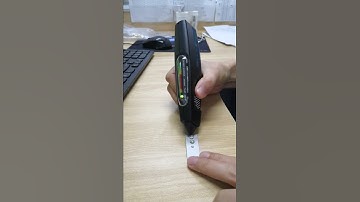 positive test for moissanite CVD coating with diamond testing pen