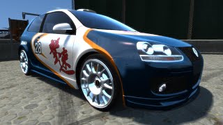 GTA IV VW Golf V GTI Crash Testing