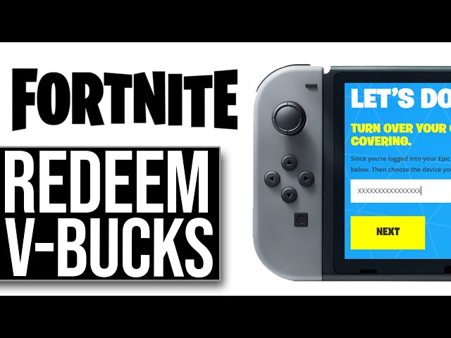 How To Redeem Fortnite V-Bucks Code On Nintendo Switch (EASY