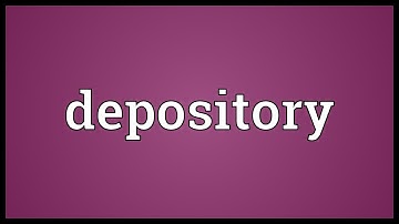 Depository Meaning