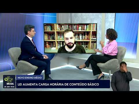 Novo ensino médio: lei aumenta carga horária de conteúdo básico