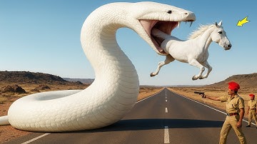 Brave Heroes Save Hyperactive Mother Horse from Giant Python’s Terrifying Attack 🐍