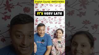 बहुत रात हो चुकी है Learn Daily Use English Sentences | English Speaking Practice #learnenglish