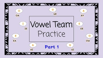 Vowel Teams Practice (Part 1) - 4 Minute Phonics