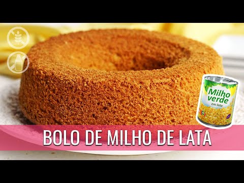 Bolo de Milho-verde com Leite Condensado