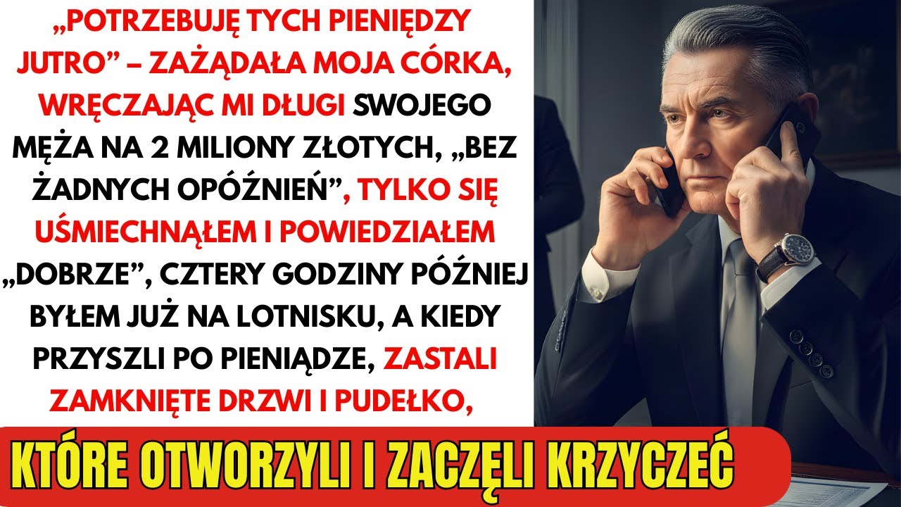 Córka kazała mi spłacić dług jej męża. Uśmiechnąłem się… i zniknąłem bez ostrzeżenia