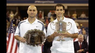 Pete Sampras vs Andre Agassi  US Open 2002 Final: Highlights