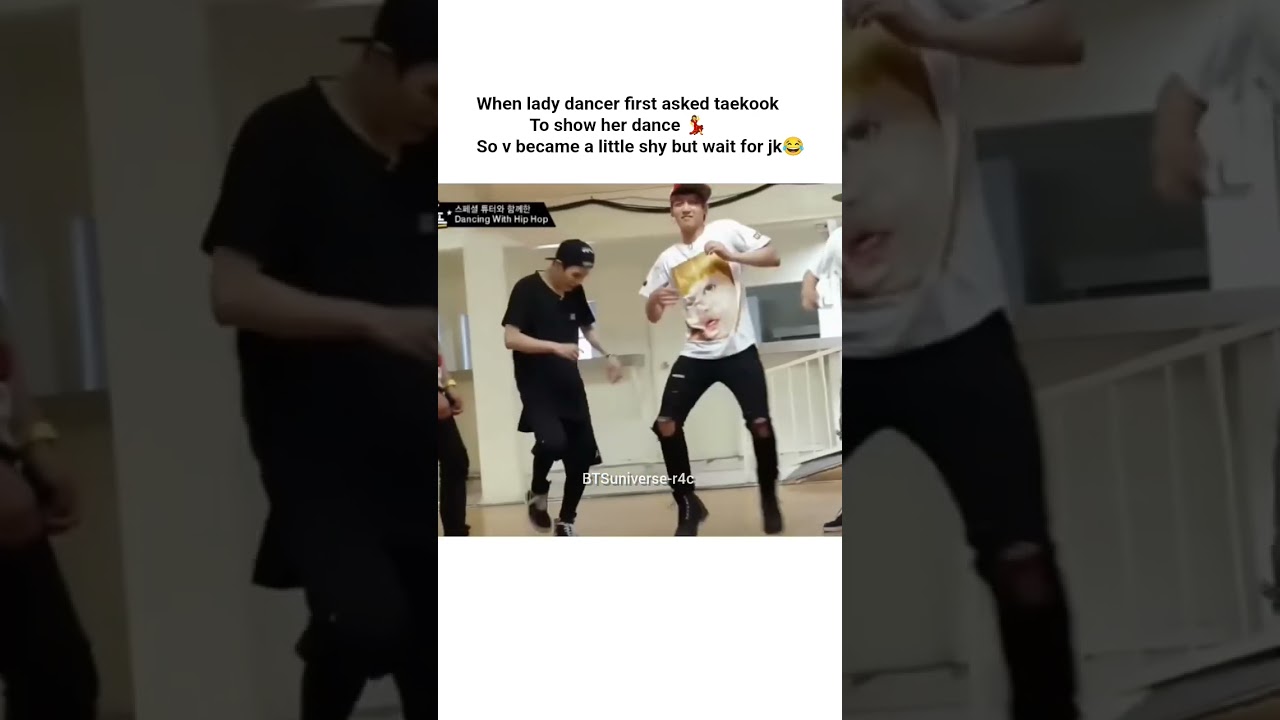 lady dancer asked taekook show his dance 💃💃