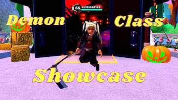 Demon class showcase - World zero roblox