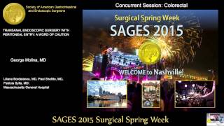 TRANSANAL ENDOSCOPIC SURGERY WITH PERITONEAL ENTRY