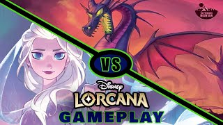 Emerald Amethyst VS Ruby Sapphire Disney Lorcana Gameplay