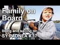 Family on bord   sailing sy padnea