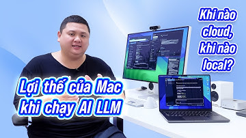 MacBook chạy AI ngon ghê: ứng dụng thực tế, 2 app mình hay xài, cloud vs local