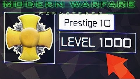 Modern Warfare Remastered: Master Prestige Glitch! How To Rank Up Super Fast Glitch! (MWR Glitches)