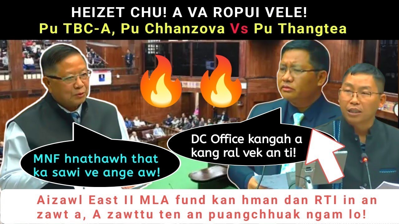 Pu TBCA + Pu Chhanzova Vs Pu Thangtea hei zet chu a va pui ve🔥Thil hriat rûk ri rêt rêt a awm em ni?