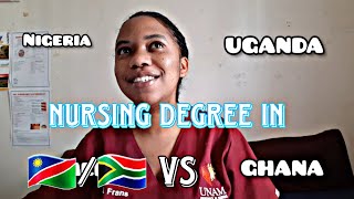 Studying Nursing in Namibia/South Africa vs other African countries|Requirements|Money|Specialities