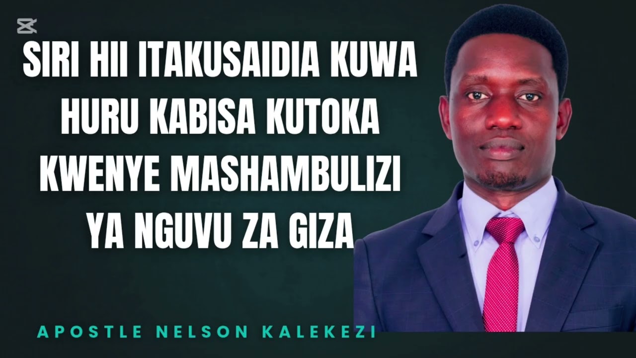 SIRI HII ITAKUSAIDIA KUWA HURU KABISA KUTOKA KWENYE MASHAMBULIZI YA NGUVU ZA GIZA 