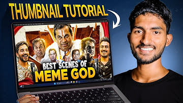 Easyగా YouTube Thumbnails నేర్చుకోండి |  Step-by-Step Guide in Photoshop
