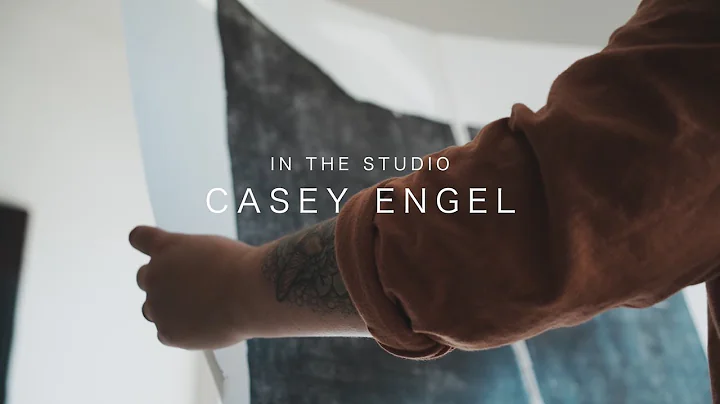 Blue Spiral 1 In The Studio - Casey Engel - Process