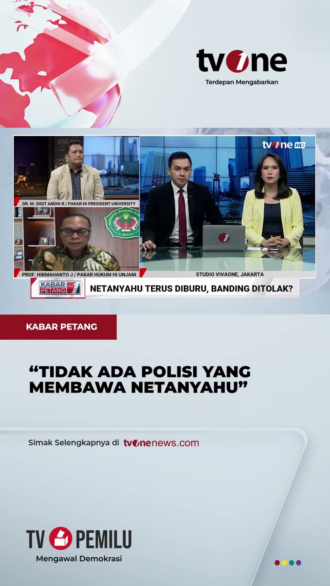 Tindakan Lain ICC jika Netanyahu Tidak Juga Ditangkap | tvOne
