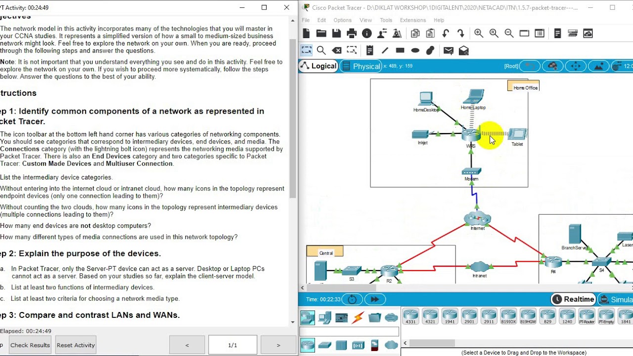 packet tracer activity connectivity test feature packet tracer activity connectivity test feature
