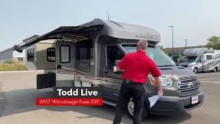 2017 Winnebago Fuse 23T