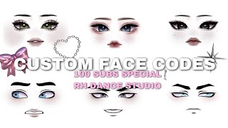 CUSTOM FACE CODES || 100 SUBS SPECIAL