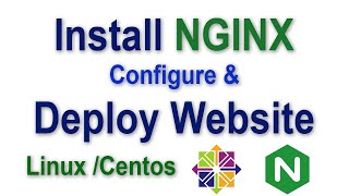 Install Nginx on CentOS server and deploy Web Site | step by step