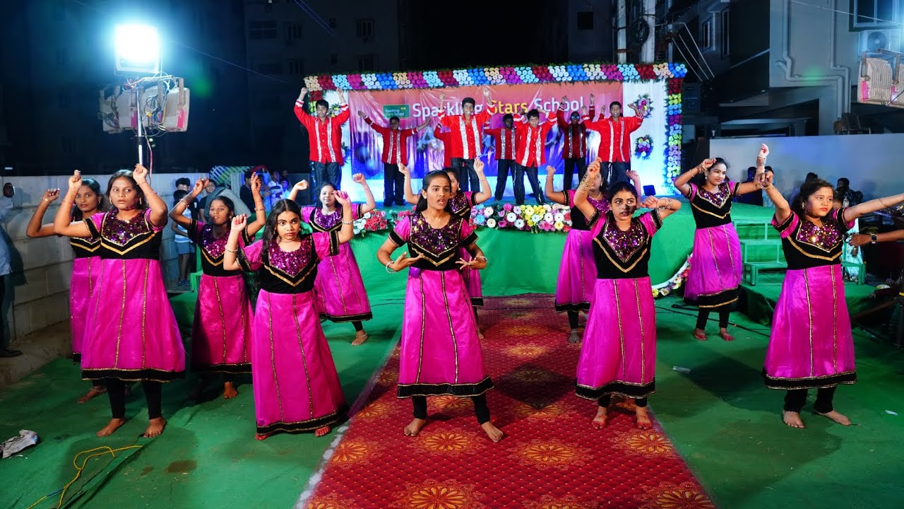 Lilliput Song Dance performance.|| 10th Annual Day Celebrations.|| Sparkling Stars School,Guntur.