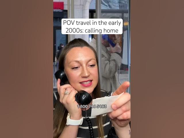 Calling home from abroad in the 2000s #travel #nostalgia #2000s #throwback #funny #technology