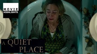 A Quiet Place - Bathtub Scene (2018)