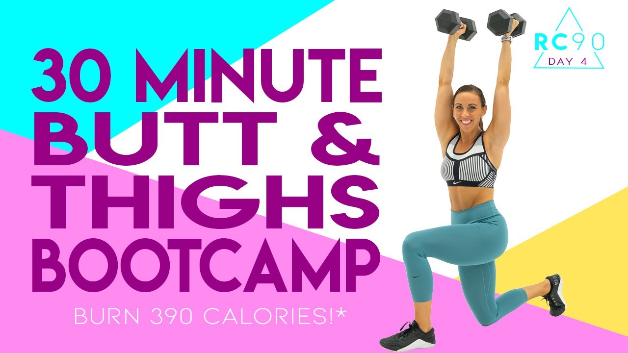 30 Minute Butt And Thighs Boot Camp Workout 🔥burn 390 Calories 🔥sydney Cummings Youtube